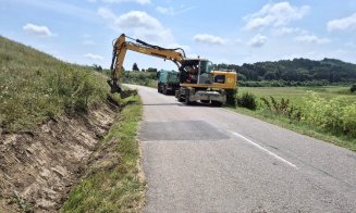 Reparații pe un drum județean extrem de circulat din Cluj. Se lucrează pe 20 de km