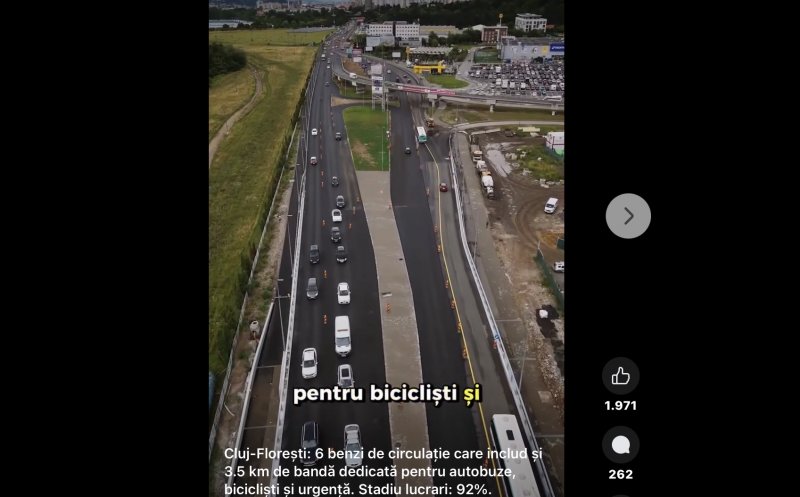 Tronsonul Cluj-Florești al Centurii Metropolitane, gata mai repede. Totuși, 1 septembrie rămâne borna ‘’unui trafic mai fluid’’