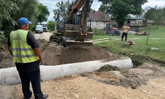 Lucrări pe un sector de drum din Cluj. Urmează să fie asfaltat