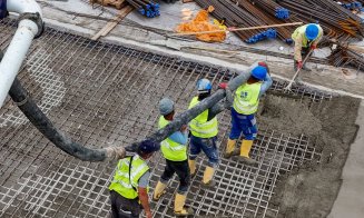 Fundația RIVUS Cluj-Napoca prinde contur. Betonul se toarnă în ritm alert / Cele mai NOI IMAGINI de pe șantier