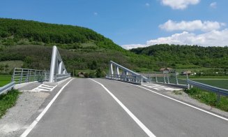 Pod nou pe un drum județean din Cluj. Este al 4-lea construit prin Programul „Anghel Saligny”