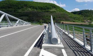 Pod nou pe un drum județean din Cluj. Este al 4-lea construit prin Programul „Anghel Saligny”