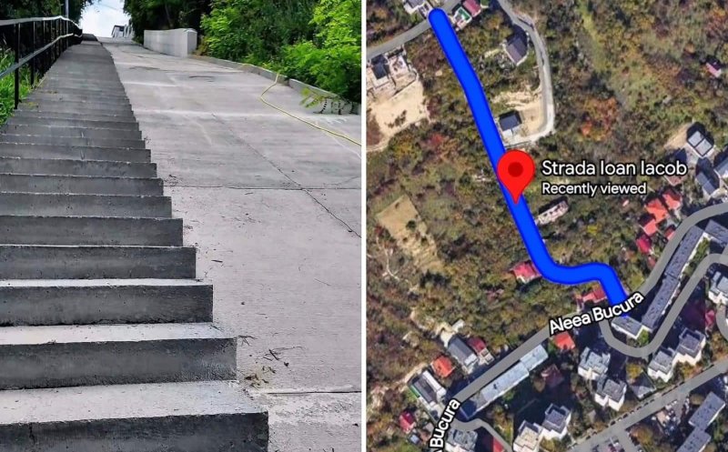 Viceprimarul Tarcea, clarificări despre scările dintre strada Uliului și Aleea Bucura. Vor fi amplasate băncuțe