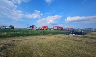 Cum s-a produs accidentul grav din apropiere de Huedin, Cluj. Șase persoane, printre care doi copii, au ajuns la spital