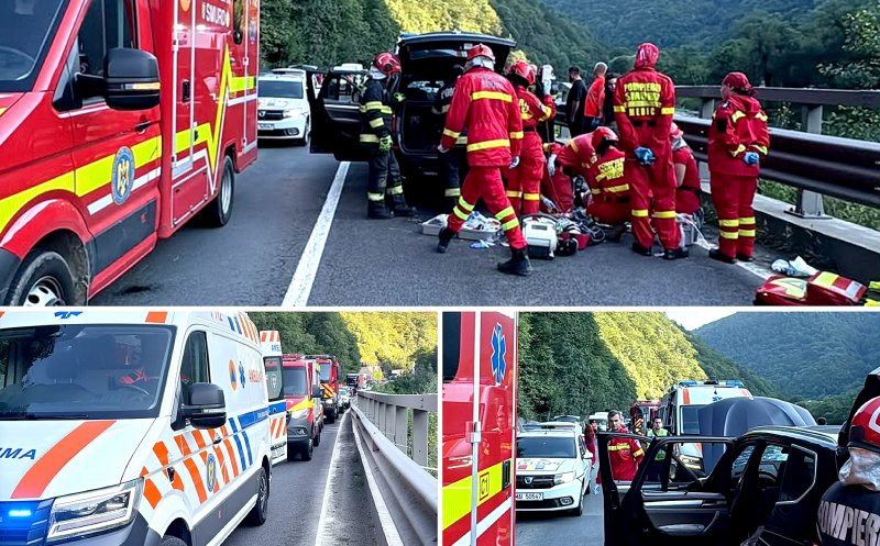 Accident GRAV pe DN7 / Bucată de stâncă prăbușită peste un autoturism / Un bărbat a murit