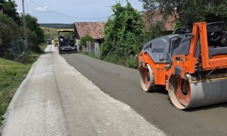 Se asfaltează un nou drum județean din Cluj