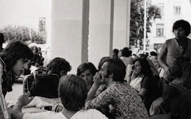 Vechiul Croco, pe terasa căruia se distrau studenții în anii '70