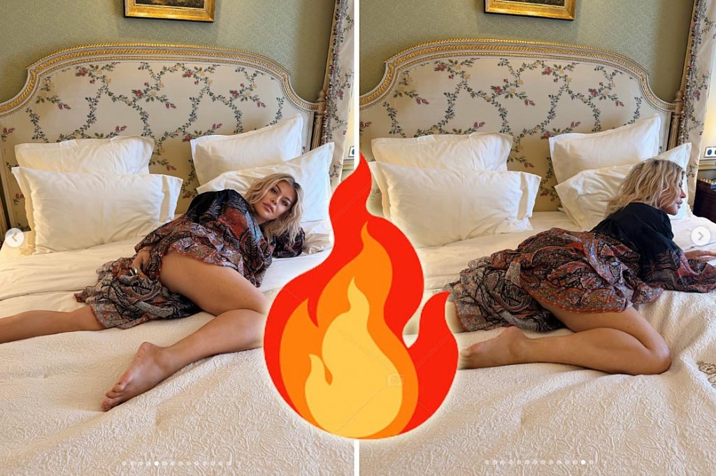 Loredana Groza, taxată dur după ce s-a ”crăcit” pe un pat de hotel: ”Totuși, ai o vârstă...” / Unii au crezut că vrea să dea foc internetului