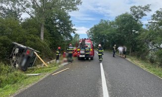 Mobilizare impresionantă în Cluj după un accident GRAV. Elicopterul SMURD intervine pentru două victime în stare critică