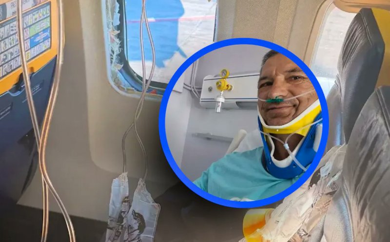 Pasagerul Ryanair care a fost aspirat pe jumătate din avion în zbor, la mii de metri altitudine, MESAJ pentru călători