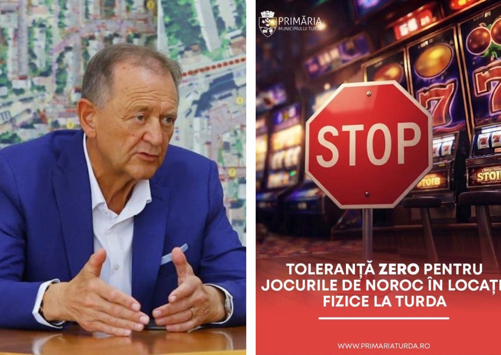 Turda spune STOP jocurilor de noroc. Primăria propune interzicerea sălilor de păcănele din oraș
