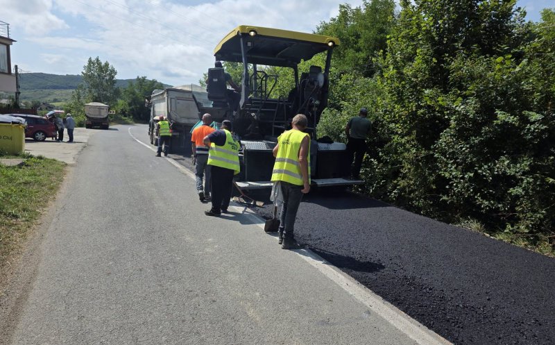Ample lucrări pe un drum județean din Cluj. Sunt vizați peste 30 km