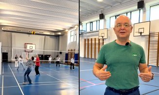 Sală de sport a unui liceu din Cluj-Napoca, modernizată cu fonduri PNRR / Emil Boc: "Sportul formează caractere puternice"