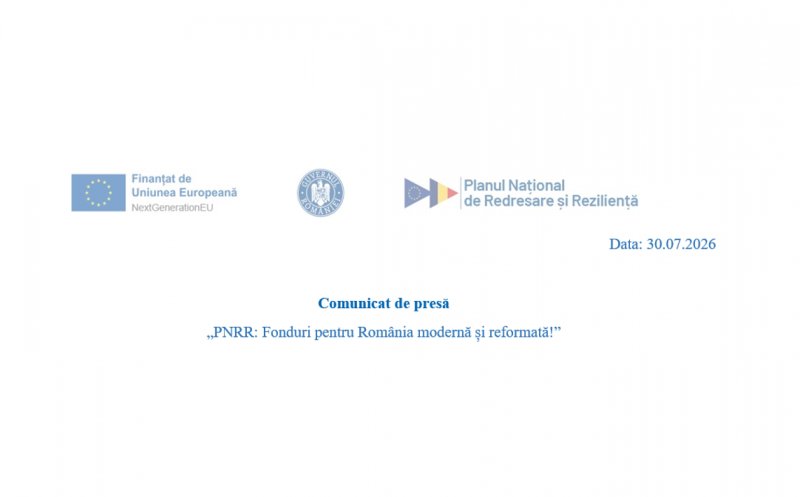 Comunicat de presă: Comuna Marisel anunță incheierea proiectului „Dotarea cu mobilier, materiale didactice si echipamente digitale Școlii Gimnaziale „Pelaghia Rosu”