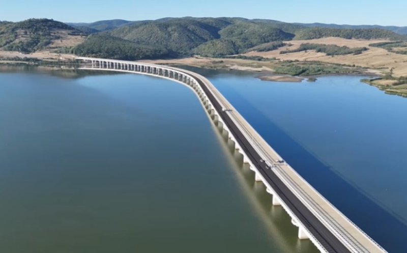 Autostrada Transilvania: IMAGINI spectaculoase cu viaductul Suplacu de Barcău! Cadre în premieră de sub impresionanta construcție