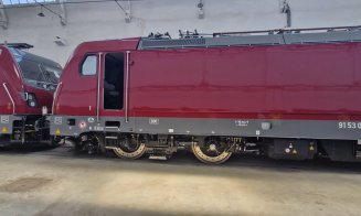 Cum arată primele cinci locomotive electrice Alstom livrate României. Vor ajunge și pe rute din Cluj
