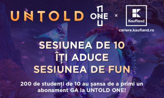 200 de studenți cu media 10 în sesiunea de vară vor primi abonamente General Access gratuite la UNTOLD ONE