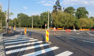 FOTO. Așa arată noul pod provizoriu construit pentru a menține legătura peste Someș până se reface vechiul Garibaldi