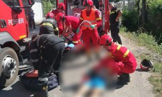 O familie din Florești a ajuns la spital după un accident cumplit cu ATV-ul. Fetița lor are doar 3 ani