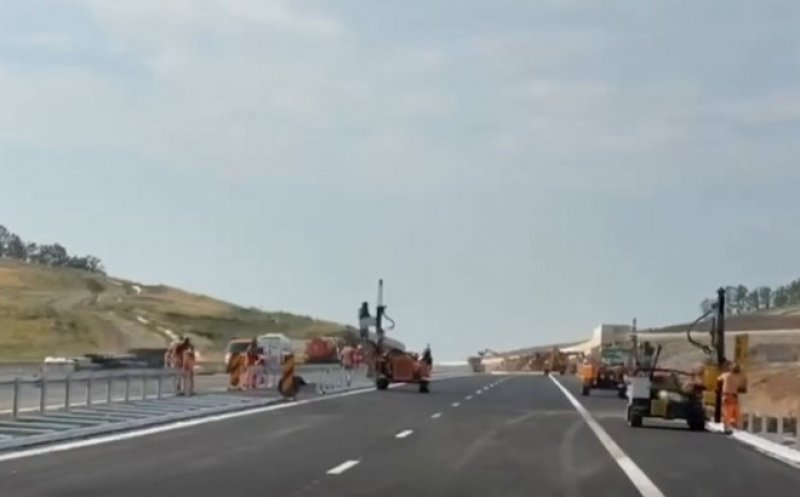 Luni se deschide primul lot de autostradă din 2026. Ultimele pregătiri pe Zimbor – Poarta Sălajului de pe Autostrada Transilvania