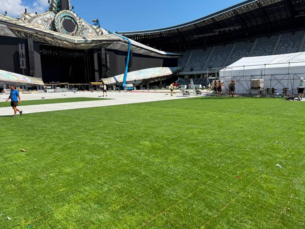 Ce spune Consiliul Județean despre starea gazonului de pe Cluj Arena după Untold