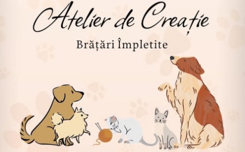 O nouă inițiativă a campaniei „Vocea necuvântătoarelor”: Împletești o brățară și ajuți un animal fără stăpân!