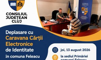 Caravana Cărții Electronice de Identitate, într-o nouă comună din Cluj