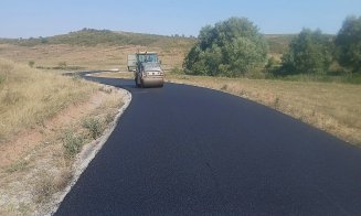 Asfalt „ca în palmă” pe un sector de drum județean din Cluj. Va funcționa ca o mini-centură