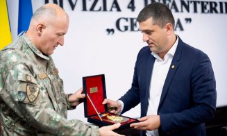 Ministrul Apărării Naționale, în vizită la Divizia 4 Infanterie „Gemina” din Cluj-Napoca