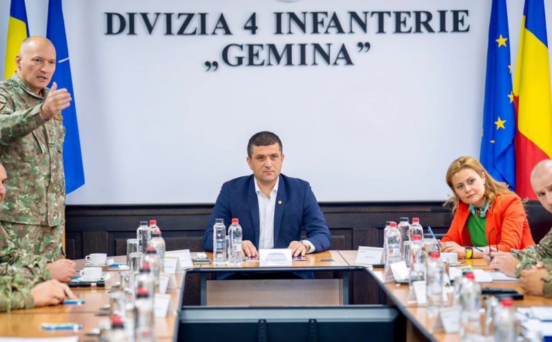 Ministrul Apărării Naționale, în vizită la Divizia 4 Infanterie „Gemina” din Cluj-Napoca