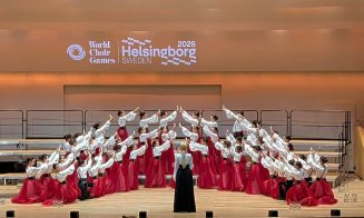 Au cântat la... sticle și au luat aurul la ”World Choir Games” 2026 din Suedia / Corul "Junior Vip" din Cluj-Napoca a impresionat cu instrum