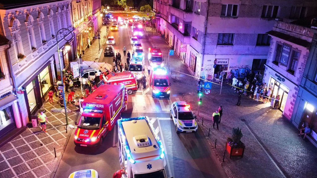 Apar noi informații în cazul tragediei din centrul Brașovului, soldată cu doi pietoni uciși pe trotuar