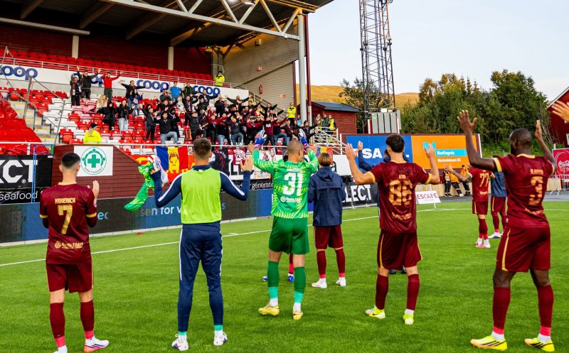 CFR Cluj, mulțumiri pentru fanii care au făcut deplasarea în Norvegia: "Ne înclinăm!"
