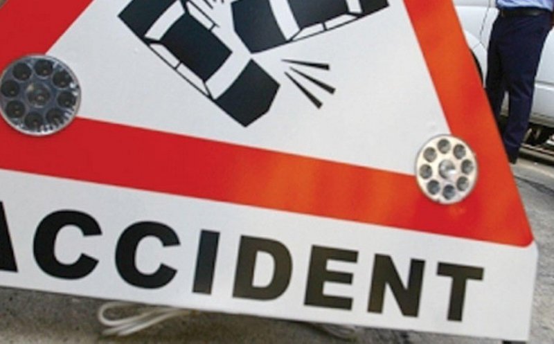 Accident rutier pe un drum din Cluj. Trafic îngrunat
