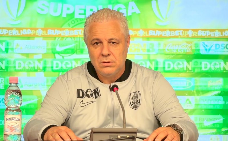 Marius Șumudică, avertisment pentru jucătorii CFR-ului: "Dacă ne gândim doar la bani nu avem nicio șansă, retrogadăm"
