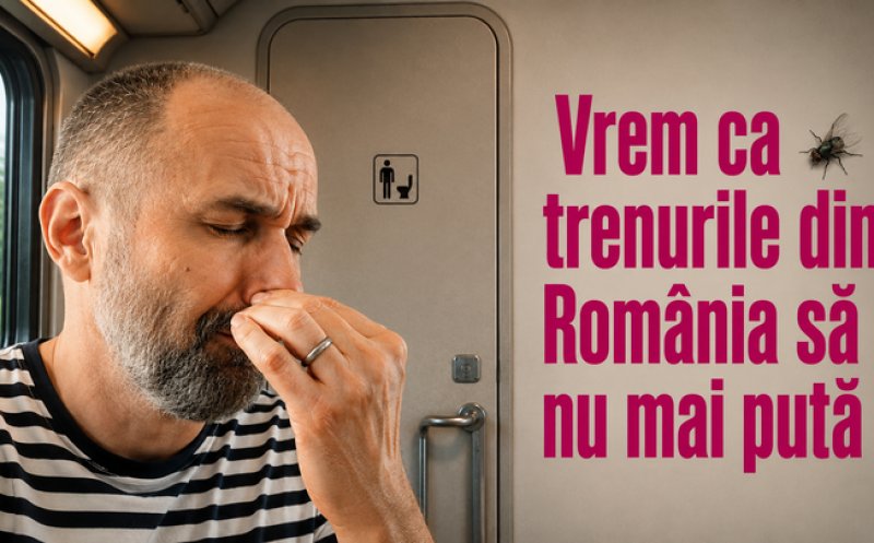 Un clujean cere CFR Călători "ca trenurile din România să nu mai pută!"