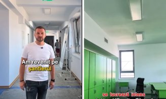 Primarul Floreștiului, veste bună de pe șantierul Liceului Dumitru Tăuțan: „Se lucrează intens la finisajele interioare”
