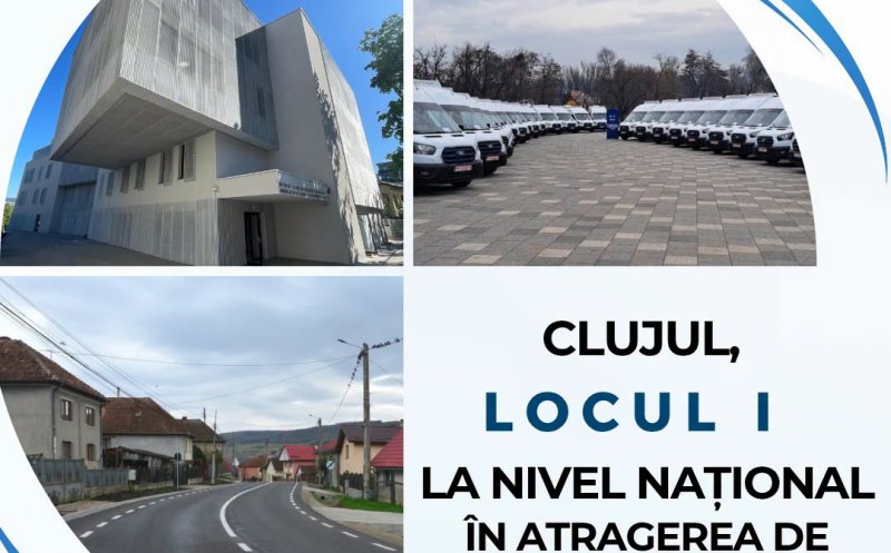 Clujul, primul loc pe țară la atragerea de fonduri europene. Tișe: „Performanță care ne onorează, dar ne și responsabilizează”