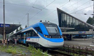 Cum arată primul tren electric fabricat în China care circulă deja în România