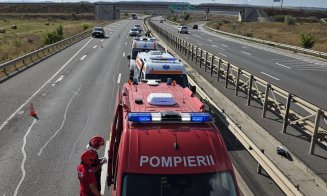Cluj: Accident de microbuz pe A3. Mai multe persoane au fost rănite