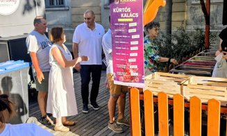 Viceprimarul Tarcea a servit lángos și kürtőskalács la Zilele Culturale Maghiare: „Fac parte din identitatea Clujului”