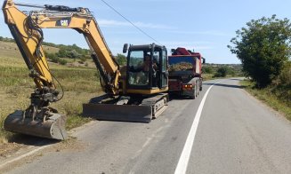 Un important drum județean din Cluj a intrat în reparații