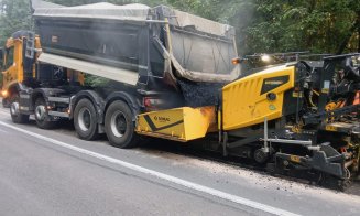 Se repară un drum important din zona metropolitană a Clujului