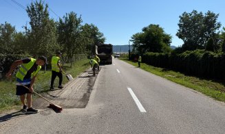 Reparații generale pe un drum județean din Cluj. Se intervine pe 24 de km