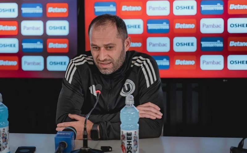 "U" Cluj se pregătește pentru un nou meci fără antrenorul principal. Cebotaru: "Știm ce avem de făcut"