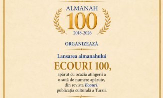 Turda sărbătorește 100 de numere ale revistei „Ecouri”. Almanah aniversar, lansat la Primărie