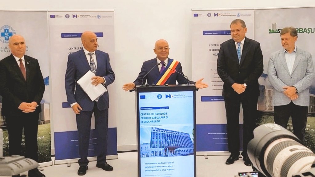 Emil Boc, la inaugurarea Centrului de Neurochirurgie: „Clujul medical de astăzi este mai bogat. Atunci când lucrăm împreună, reușim!”