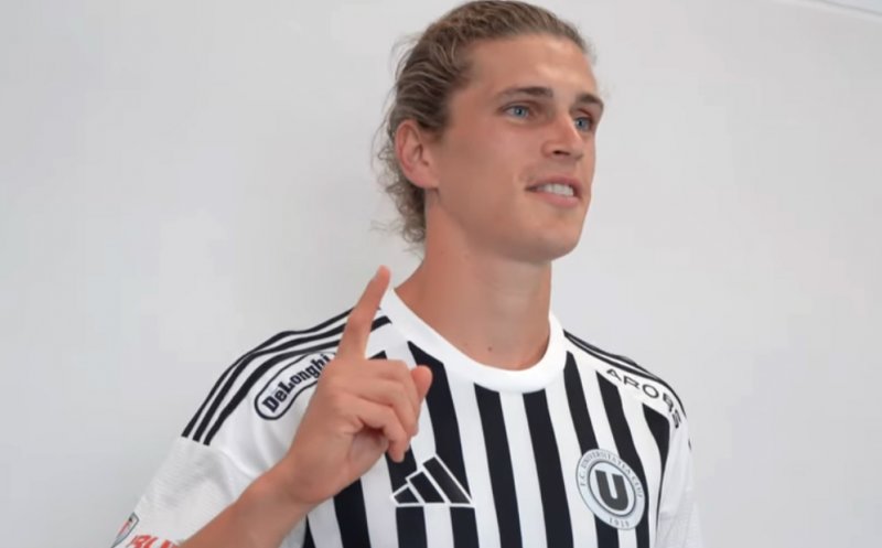 Primele declarații ale celui mai nou transfer de la ”U” Cluj: ”Voi da totul pe teren” / Elvețianul, care arată ca un fotomodel, a explorat orașul cu soția