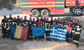 Un pompier clujean, comandantul unui contingent românesc trimis în Grecia pentru lupta cu incendiile de pădure