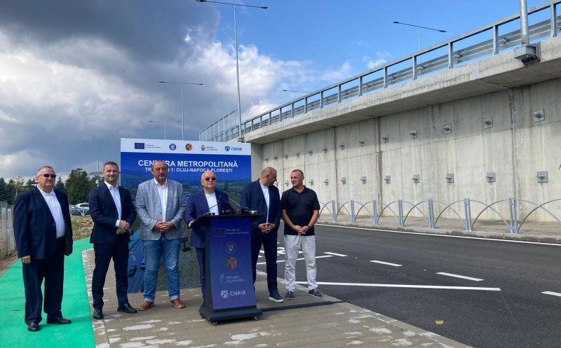 Primul tronson al Centurii Metropolitane, inaugurat oficial. Boc: „Mai puțină poluare și o decongestionare a traficului”